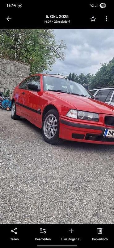 Gebraucht BMW 316 102 PS (75 kW) 1994 Limousine