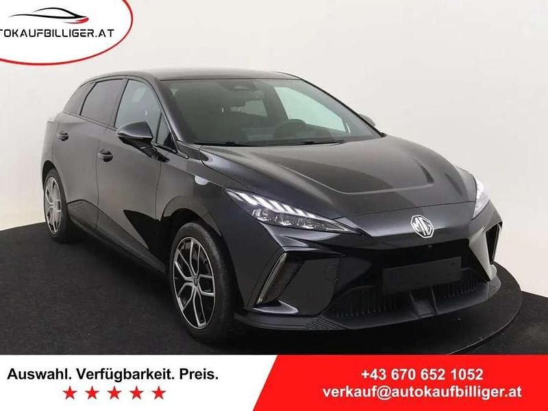 Schwarz Neu 2025 MG MG4 EV Luxury Kleinwagen | € 27.980 (Fairer Preis) - Bild 1/4