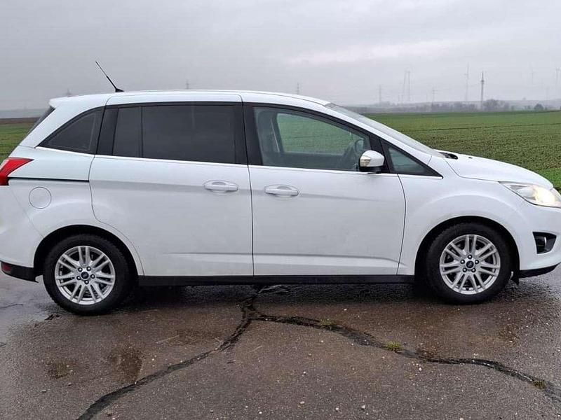 Gebraucht Ford Grand C-Max Titanium 116 PS (85 kW) 2012 Weiß Van / Kleinbus