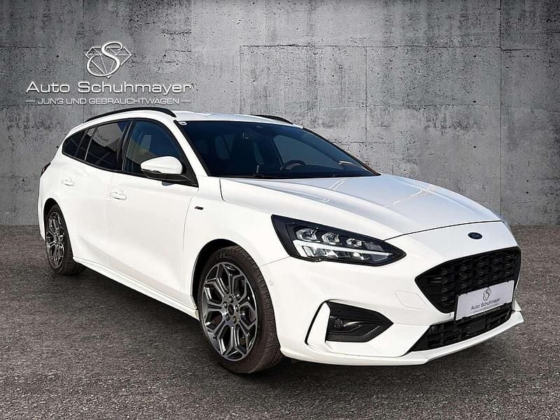 Gebraucht Ford Focus ST-Line 125 PS (91 kW) 2018 Weiß Kombi
