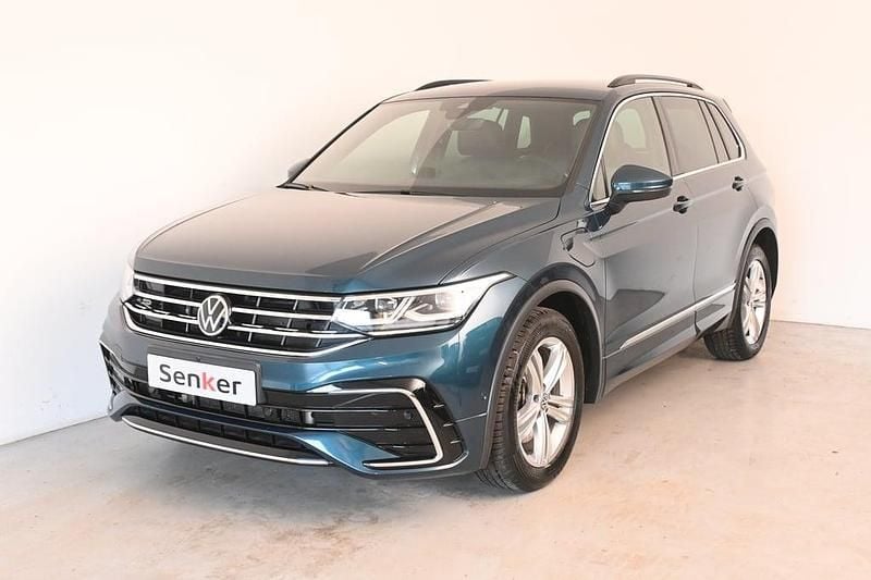 Dunkelblau metallic Gebraucht 2021 VW Tiguan R-line SUV | € 29.990 (Fairer Preis) - Bild 1/4