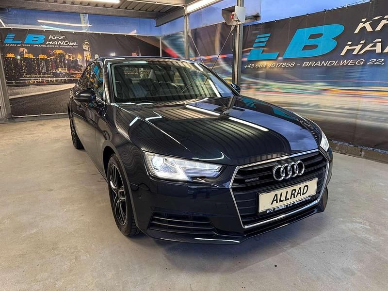 Blau Gebraucht 2017 Audi A4 Basis Limousine | € 21.999 (Fairer Preis) - Bild 1/4