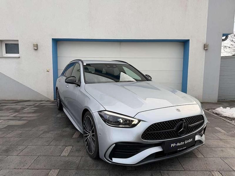 Gebraucht Mercedes C220 AMG 200 PS (147 kW) 2022 Silber Kombi