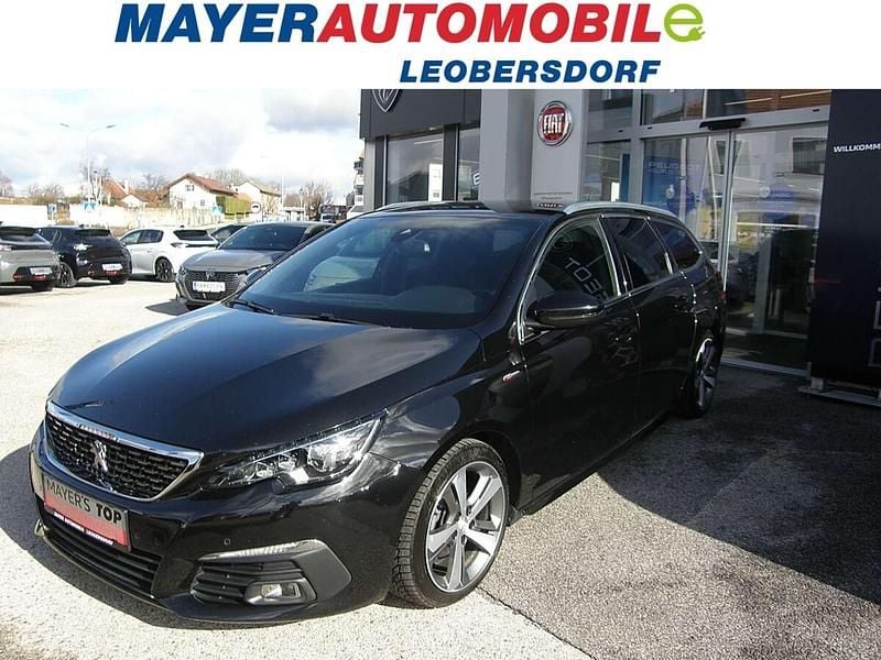 Gebraucht Peugeot 308 SW GT-line 131 PS (96 kW) 2019 Schwarz Kombi