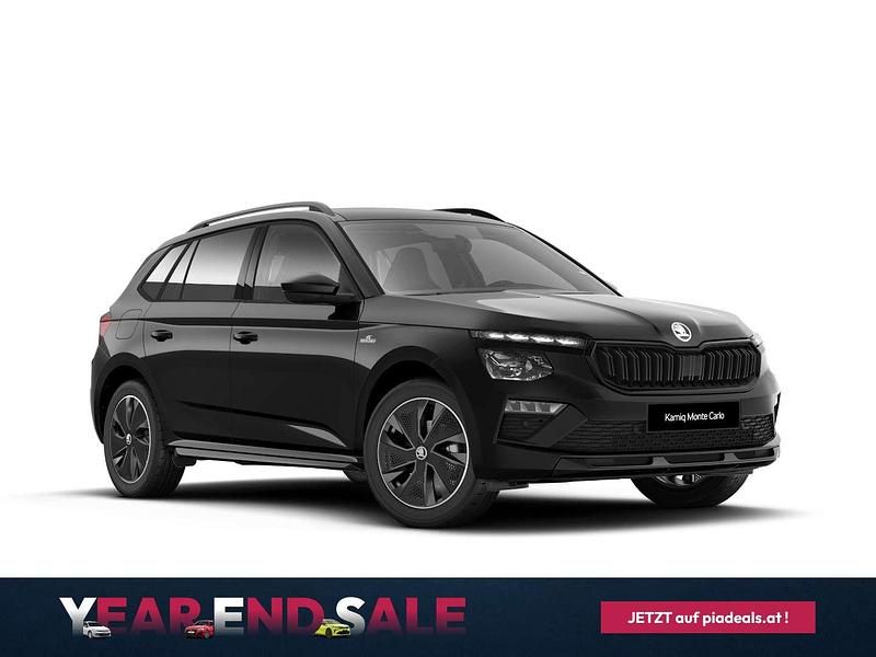 Schwarz metallicperleffektno Neu 2025 Skoda Kamiq Monte Carlo SUV | € 31.880 (Etwas zu teuer) - Bild 1/3