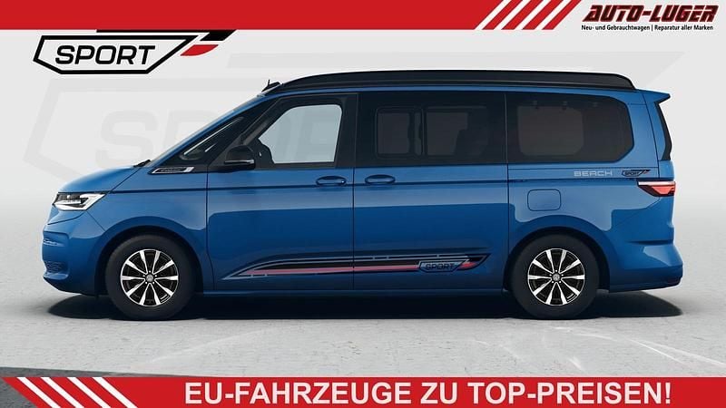Neu VW California Comfortline 2025 Mediumblau metallic dach schwarz Van