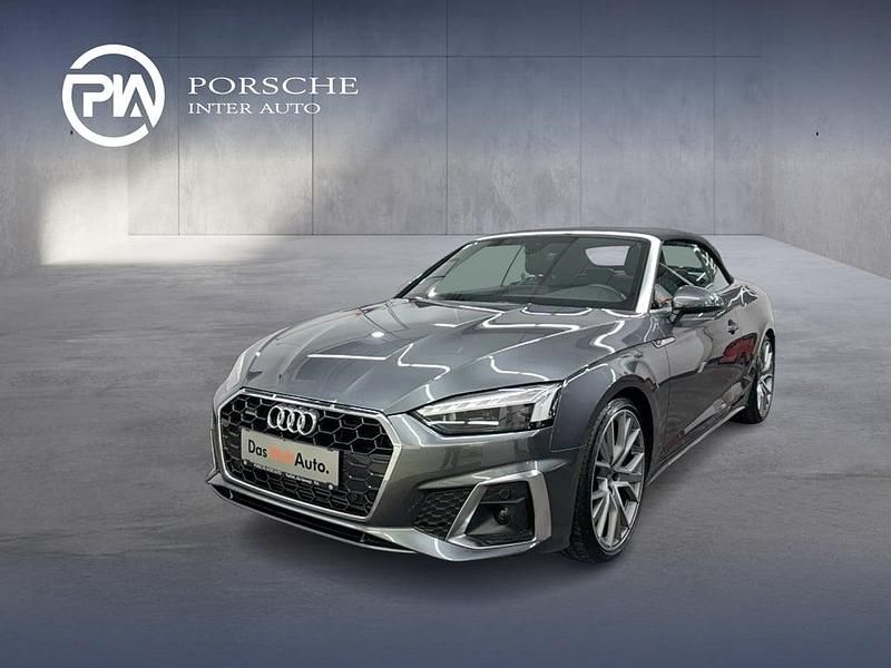 Mittelgrau metallicperleffekt Gebraucht 2024 Audi A5 S-Line Cabrio | € 51.990 (Fairer Preis) - Bild 1/4