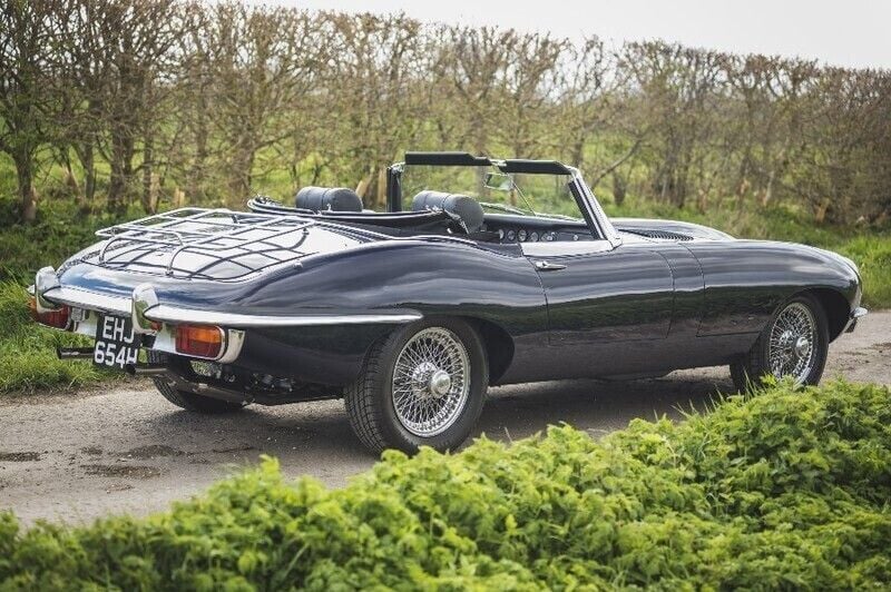 Gebraucht Jaguar E-Type 175 PS (128 kW) 1970 Dunkelblau Cabrio