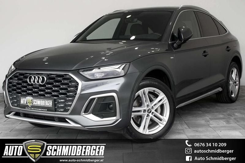 Grau Gebraucht 2021 Audi Q5 Sportback S-Line SUV | € 39.980 - Bild 1/4