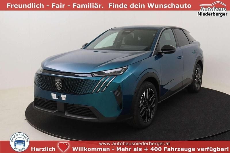 Neu Peugeot 3008 Allure 136 PS (100 kW) 2025 Blau SUV