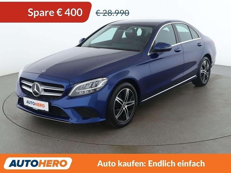 Blau Gebraucht 2020 Mercedes C200 Avantgarde Limousine | € 28.590 (Fairer Preis) - Bild 1/3