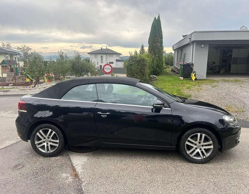 Gebraucht VW Golf 105 PS (77 kW) 2011 Schwarz Cabrio