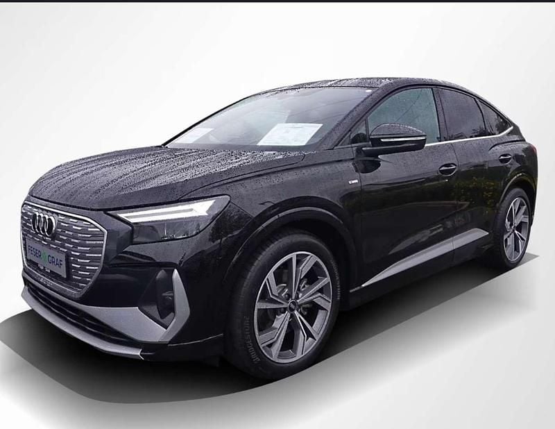 Gebraucht Audi Q4 Sportback e-tron S-Line 125 kW (170 PS) 2022 Schwarz SUV