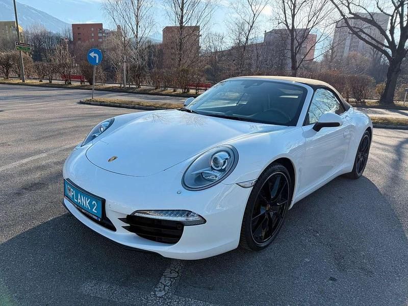 Weiß Gebraucht 2014 Porsche 911 Carrera Cabriolet Cabrio | € 75.999 - Bild 1/4