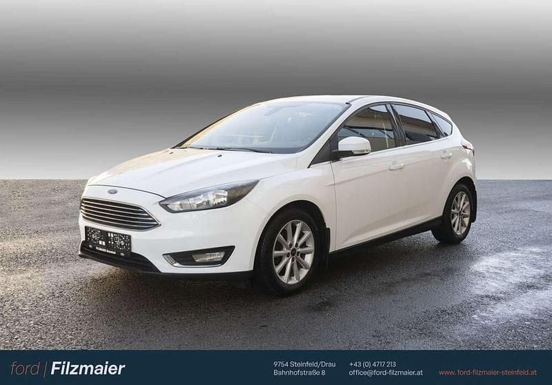 Gebraucht Ford Focus Titanium 101 PS (74 kW) 2016 Weiß Limousine