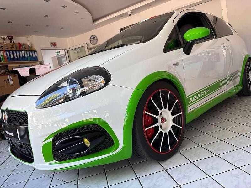 Gebraucht Fiat Grande Punto Abarth 155 PS (114 kW) 2008 Weiß Kleinwagen