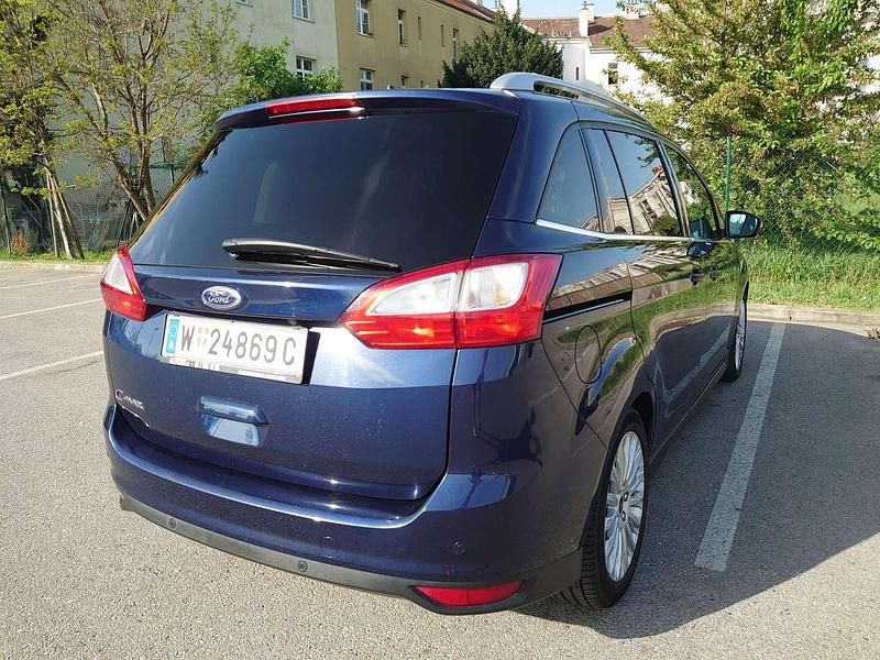 Gebraucht Ford Grand C-Max Titanium 163 PS (119 kW) 2013 Blau Van / Kleinbus