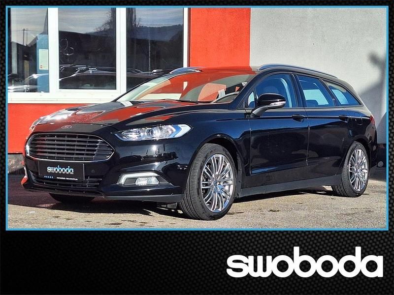 Schwarz Gebraucht 2015 Ford Mondeo Trend Kombi | € 10.990 (Teuer) - Bild 1/4