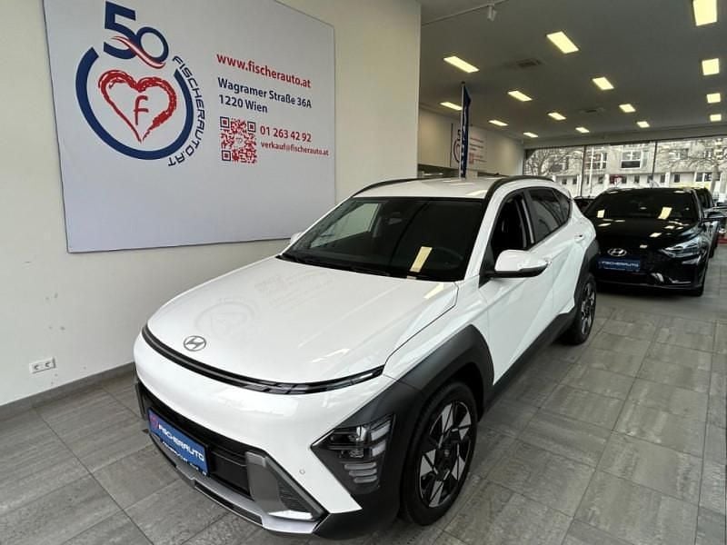 Gebraucht Hyundai Kona GO! 139 PS (102 kW) 2024 Atlas white SUV
