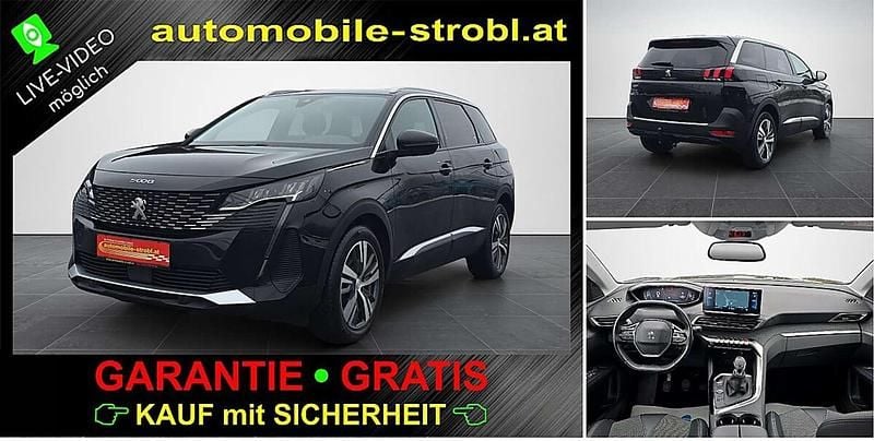 Schwarz Gebraucht 2022 Peugeot 5008 Allure SUV | € 20.980 (Fairer Preis) - Bild 1/4
