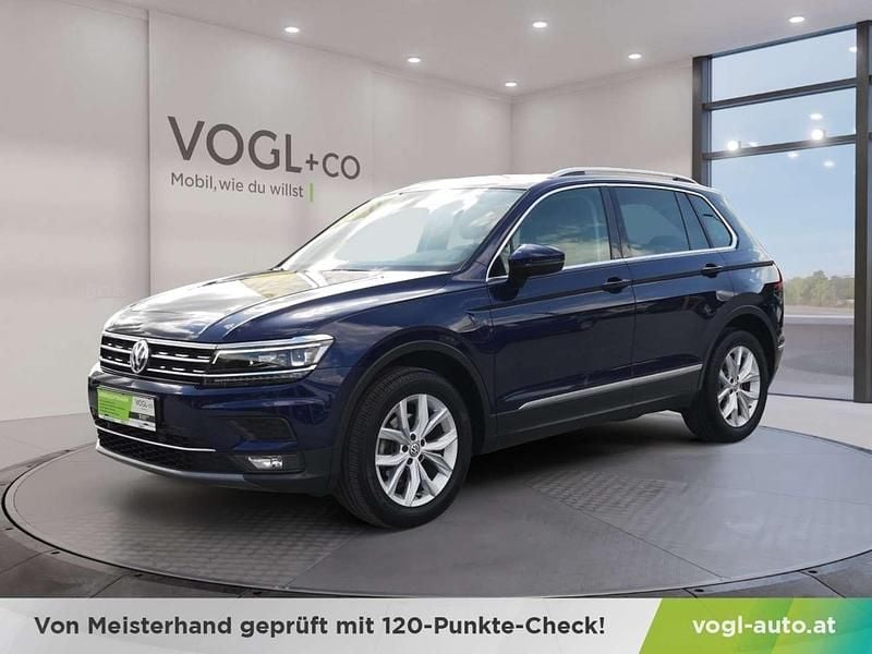 Blau Gebraucht 2019 VW Tiguan Highline SUV | € 31.990 (Fairer Preis) - Bild 1/4