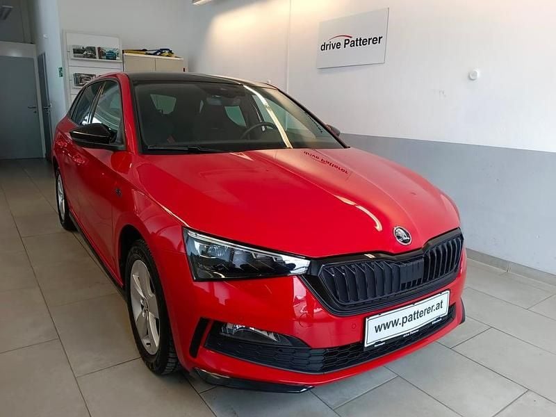 Gebraucht Skoda Scala Monte Carlo 95 PS (69 kW) 2022 Mittelrot  metallic Kleinwagen