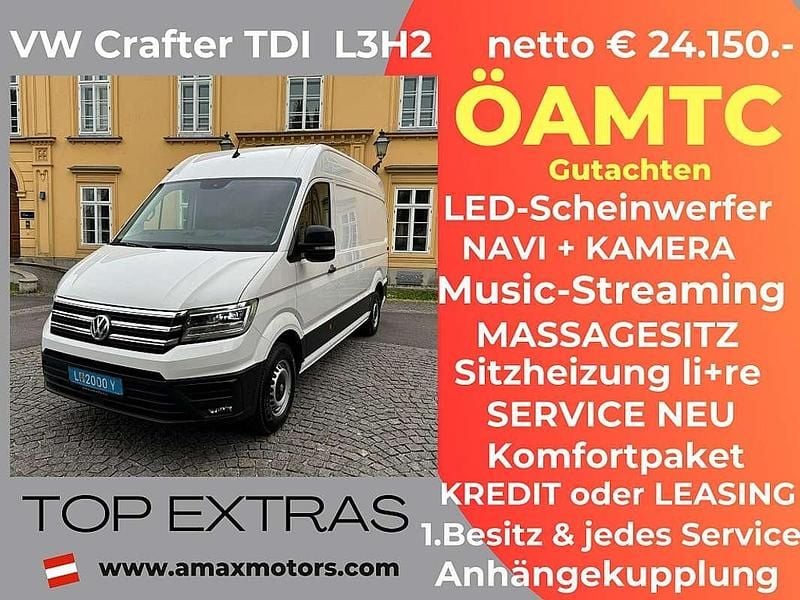 Gebraucht VW Crafter Trendline 140 PS (102 kW) 2020 Weiß Van