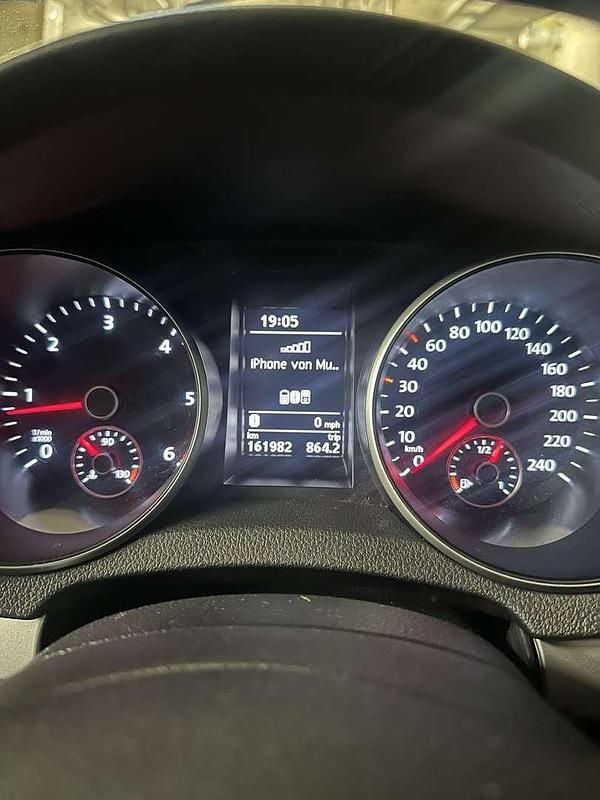 Gebraucht VW Golf VII Highline 105 PS (77 kW) 2012 Schwarz Kombi