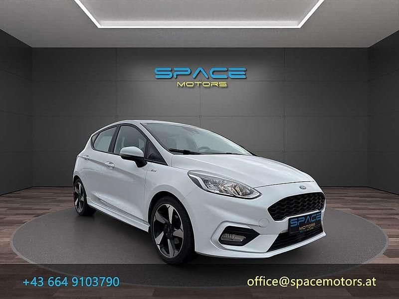 Gebraucht Ford Fiesta ST-Line 101 PS (74 kW) 2018 Weiß Kleinwagen