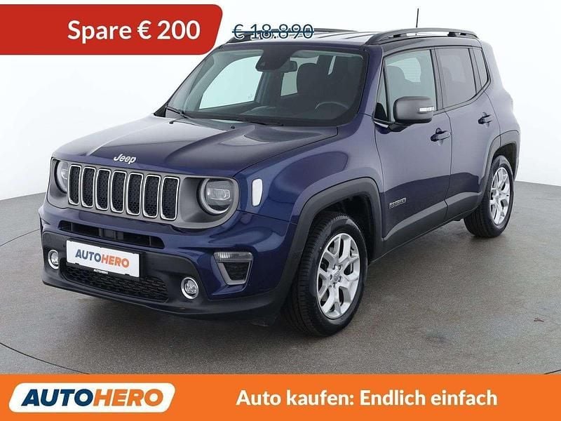 Gebraucht Jeep Renegade Limited 120 PS (88 kW) 2020 Blau SUV