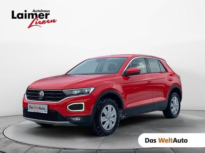 Mittelrot normal Gebraucht 2021 VW T-Roc Design SUV | € 17.990 (Superpreis) - Bild 1/4