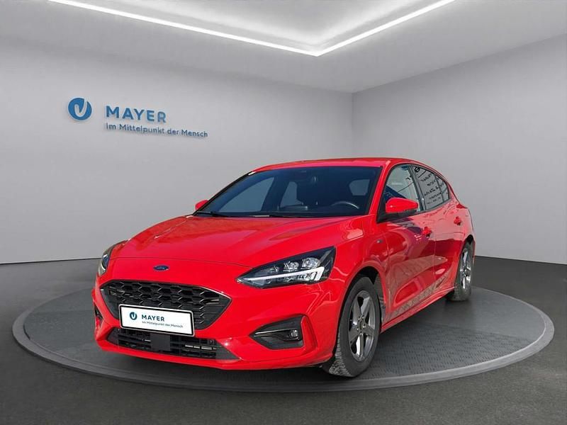 Gebraucht Ford Focus ST-Line 125 PS (91 kW) 2021 Rot Kleinwagen