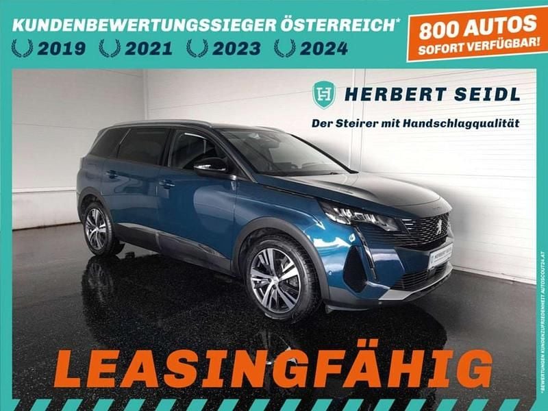 Gebraucht Peugeot 5008 Allure 131 PS (96 kW) 2022 Blau Van / Kleinbus