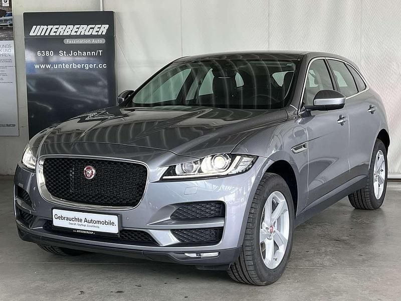 Silber silbermetallic metallic Gebraucht 2020 Jaguar F-Pace Prestige SUV | € 37.400 (Etwas zu teuer) - Bild 1/4