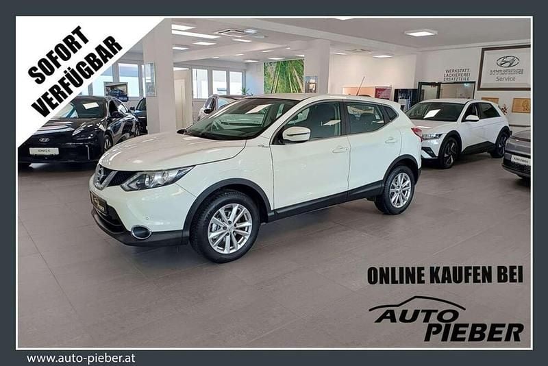 Weiß Gebraucht 2016 Nissan Qashqai Acenta SUV | € 11.485 (Etwas zu teuer) - Bild 1/4