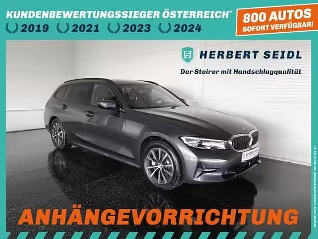Gebraucht BMW 330e Sport Line 252 PS (185 kW) 2021 Mineralgraumetallic Kombi