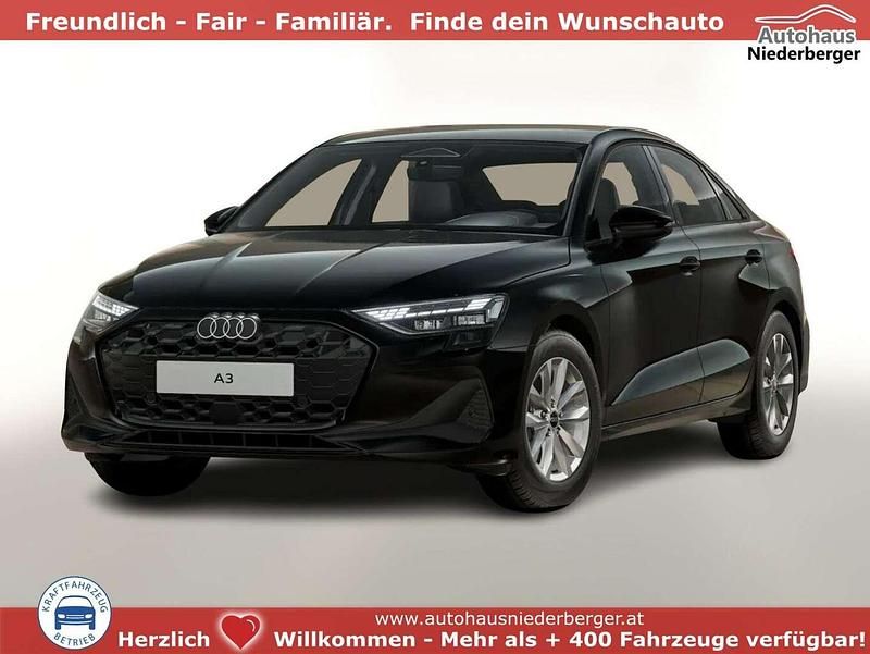 Neu Audi A3 Ambiente 116 PS (85 kW) 2025 Schwarz Limousine