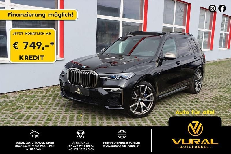Schwarz Gebraucht 2019 BMW X7 Comfort Edition SUV | € 74.890 - Bild 1/4