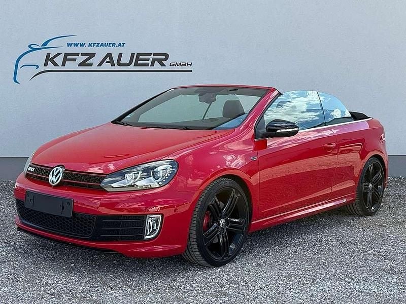 Rot Gebraucht 2016 VW Golf Cabriolet Edition Cabrio | € 27.777 - Bild 1/4