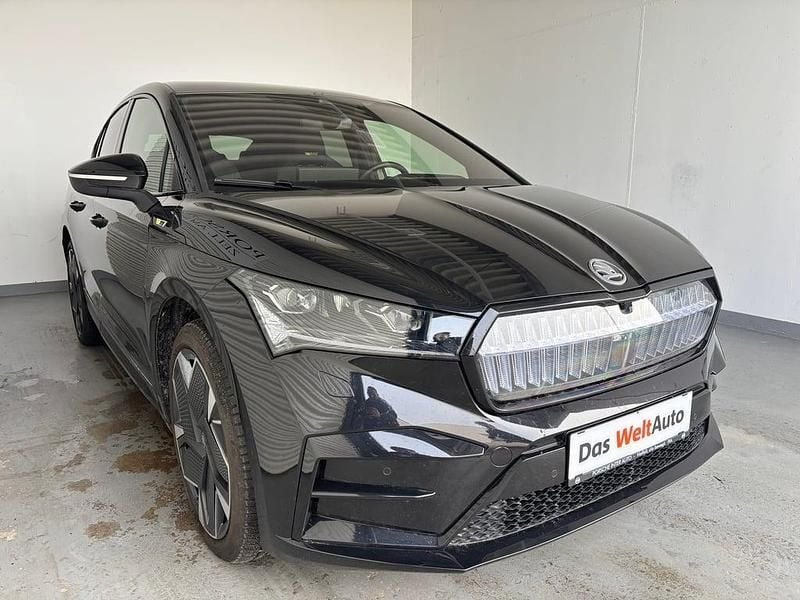 Gebraucht Skoda Enyaq iV RS 219 kW (299 PS) 2023 Schwarz  metallicperleffektno SUV