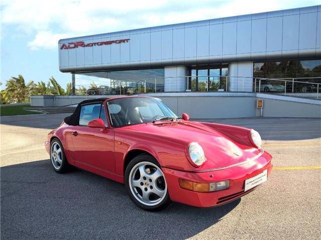Rot Gebraucht 1990 Porsche 911 Carrera Cabriolet Cabrio | € 90.000 - Bild 1/4