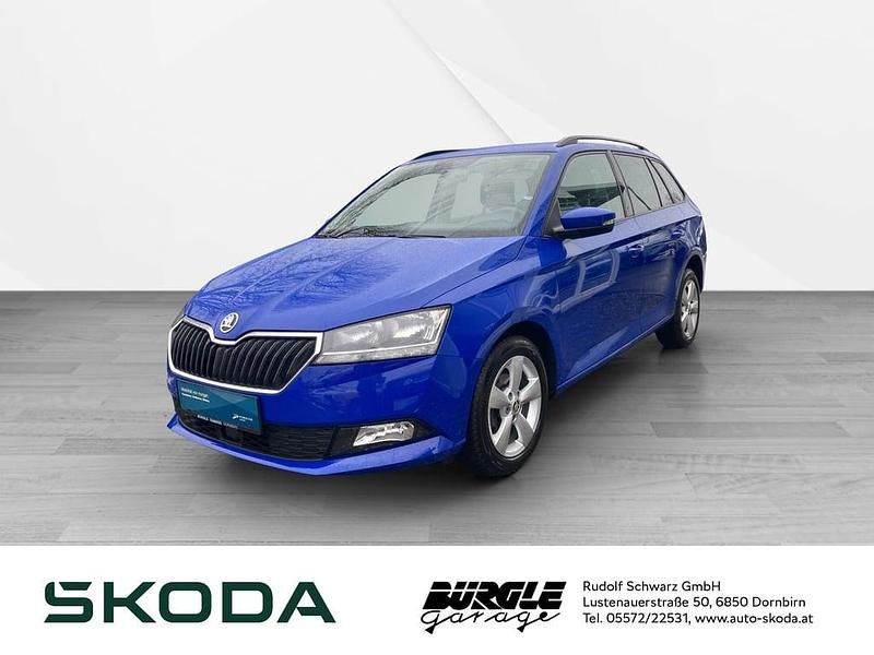 Gebraucht Skoda Fabia Ambition 95 PS (69 kW) 2019 Mittelblau  normal Kombi