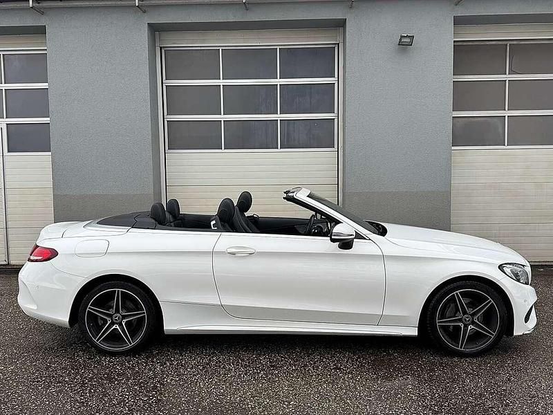 Gebraucht Mercedes C180 AMG line 156 PS (114 kW) 2018 Weiß Cabrio