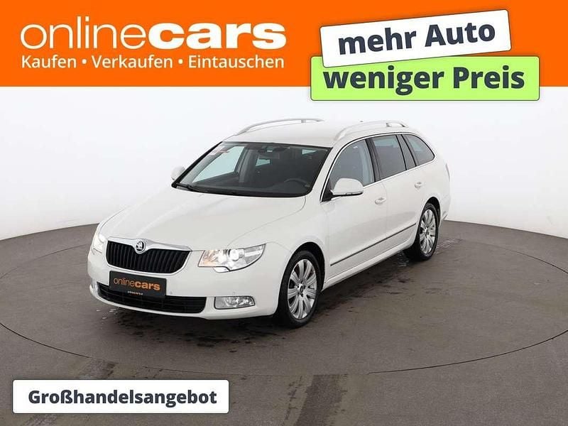 Gebraucht Skoda Superb Elegance 140 PS (102 kW) 2013 Weiß Kombi