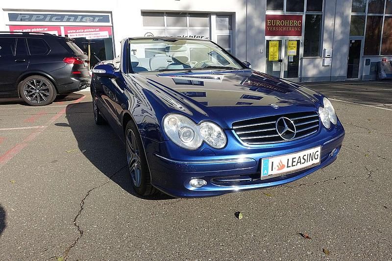 Gebraucht Mercedes CLK200 Avantgarde 163 PS (119 kW) 2004 Blau Cabrio