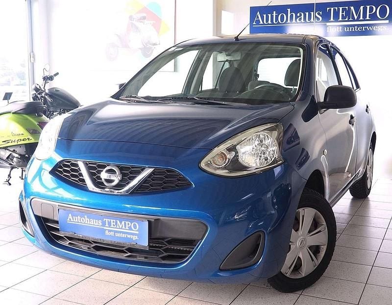 Blau Gebraucht 2016 Nissan Micra Kleinwagen | € 6.890 (Guter Preis) - Bild 1/4