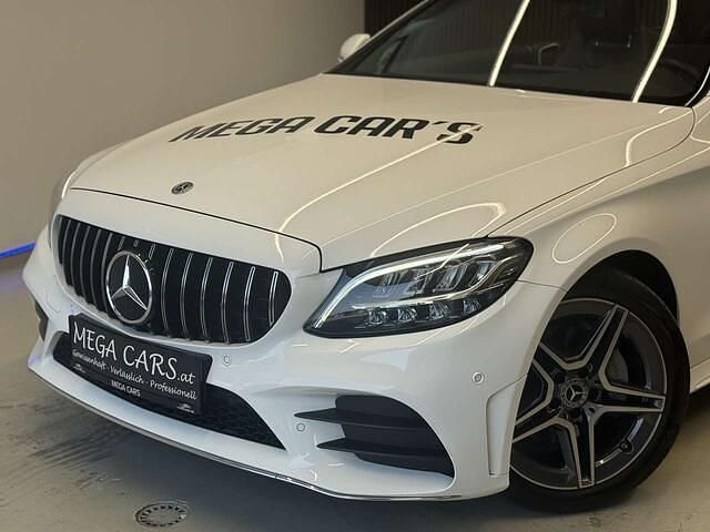 Gebraucht Mercedes C220 AMG line 194 PS (142 kW) 2019 Weiß Cabrio