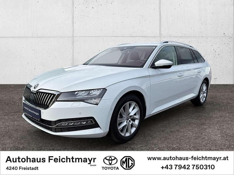 Gebraucht Skoda Superb Style 150 PS (110 kW) 2022 Weiß Kombi