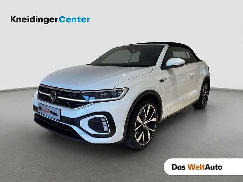 Weiss normal Gebraucht 2022 VW T-Roc Cabriolet R-line Cabrio | € 31.490 (Fairer Preis) - Bild 1/4