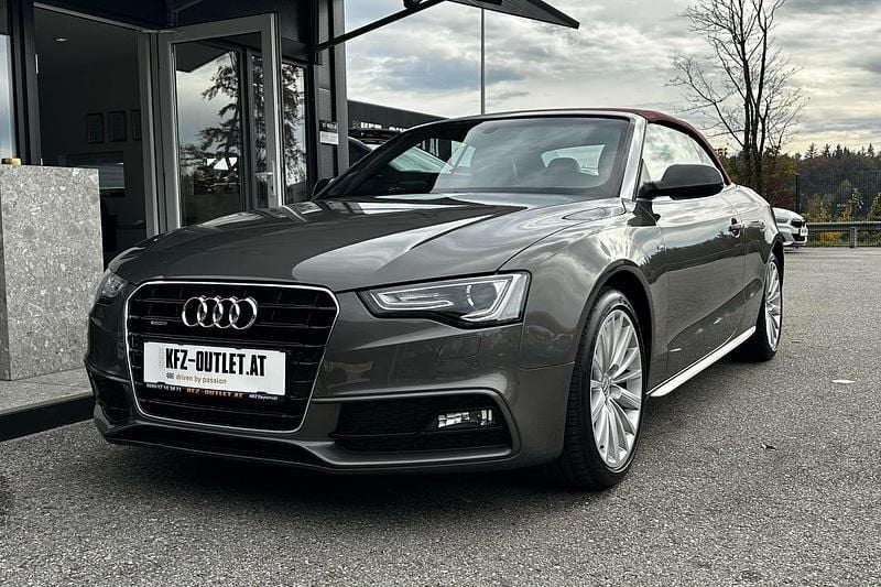 Grau Gebraucht 2015 Audi A5 Cabriolet S-Line Cabrio | € 21.900 (Fairer Preis) - Bild 1/4